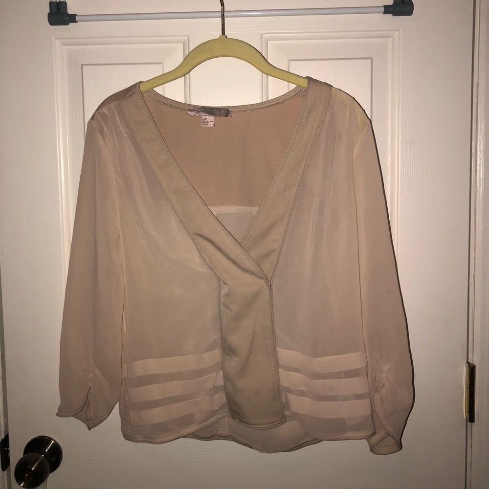 Sheer Tan Shirt